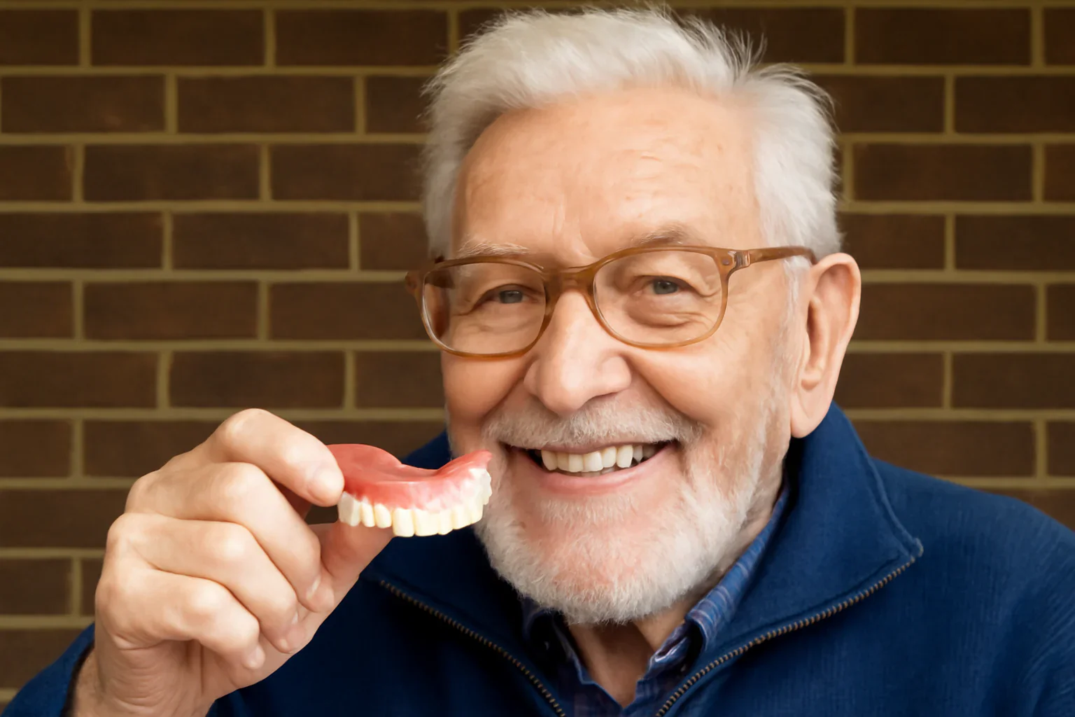 Frank's denture kit result